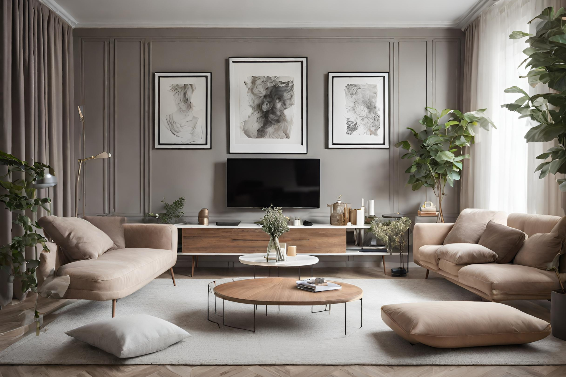 Stilvolle Bilder im Wohnzimmer Dein Leitfaden für eine atemberaubende Inneneinrichtung