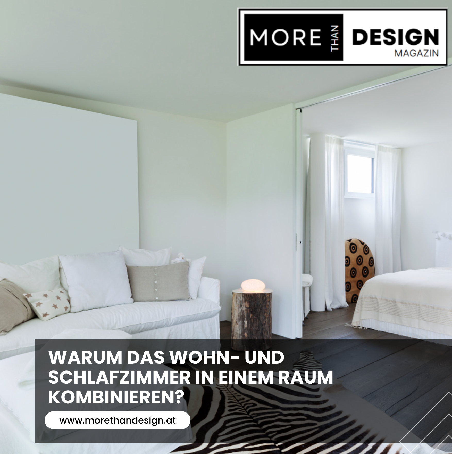 Warum das Wohn- und Schlafzimmer in einem Raum kombinieren?
