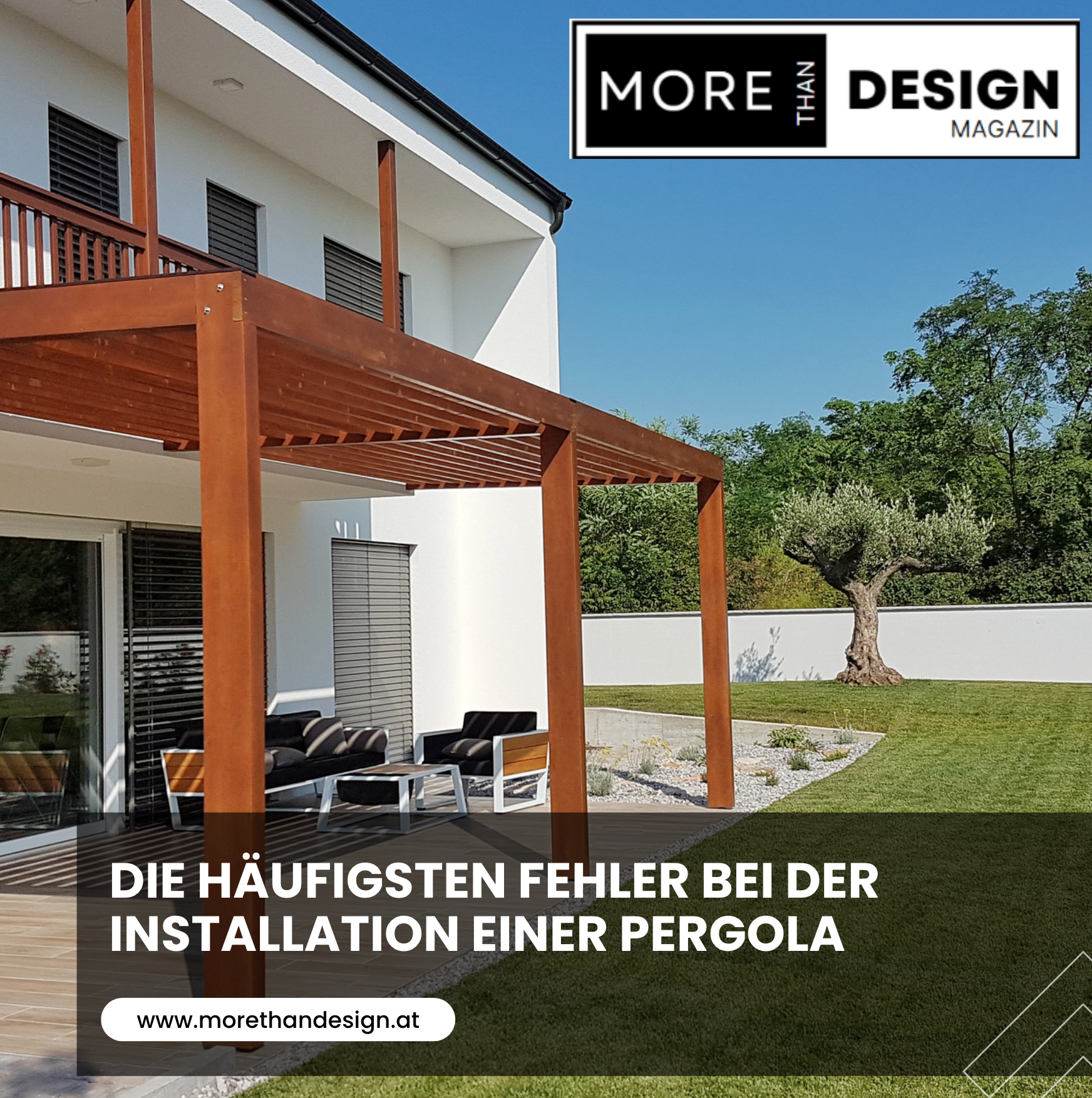 Die häufigsten Fehler bei der Installation einer Pergola
