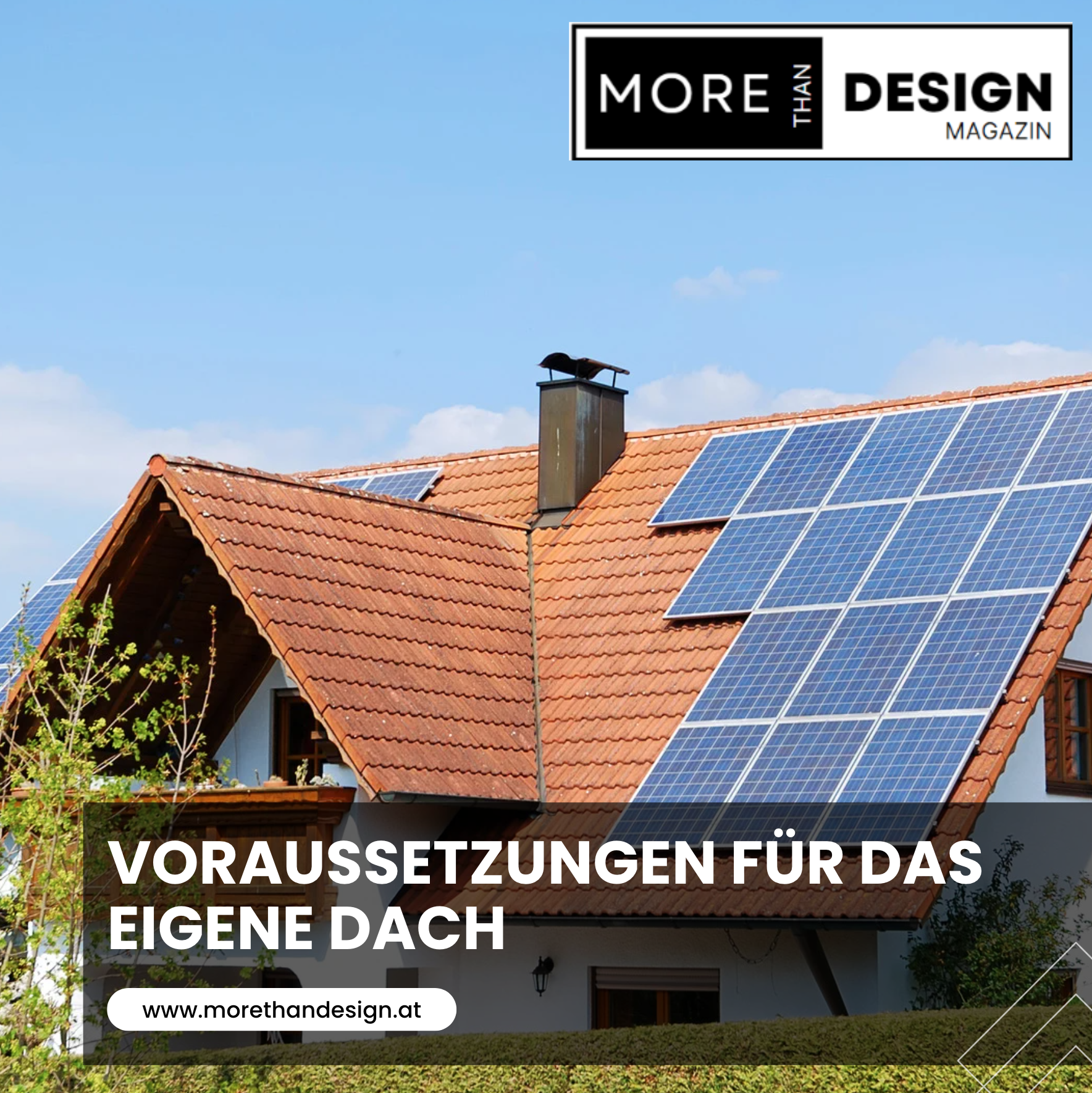 Voraussetzungen für das eigene Dach