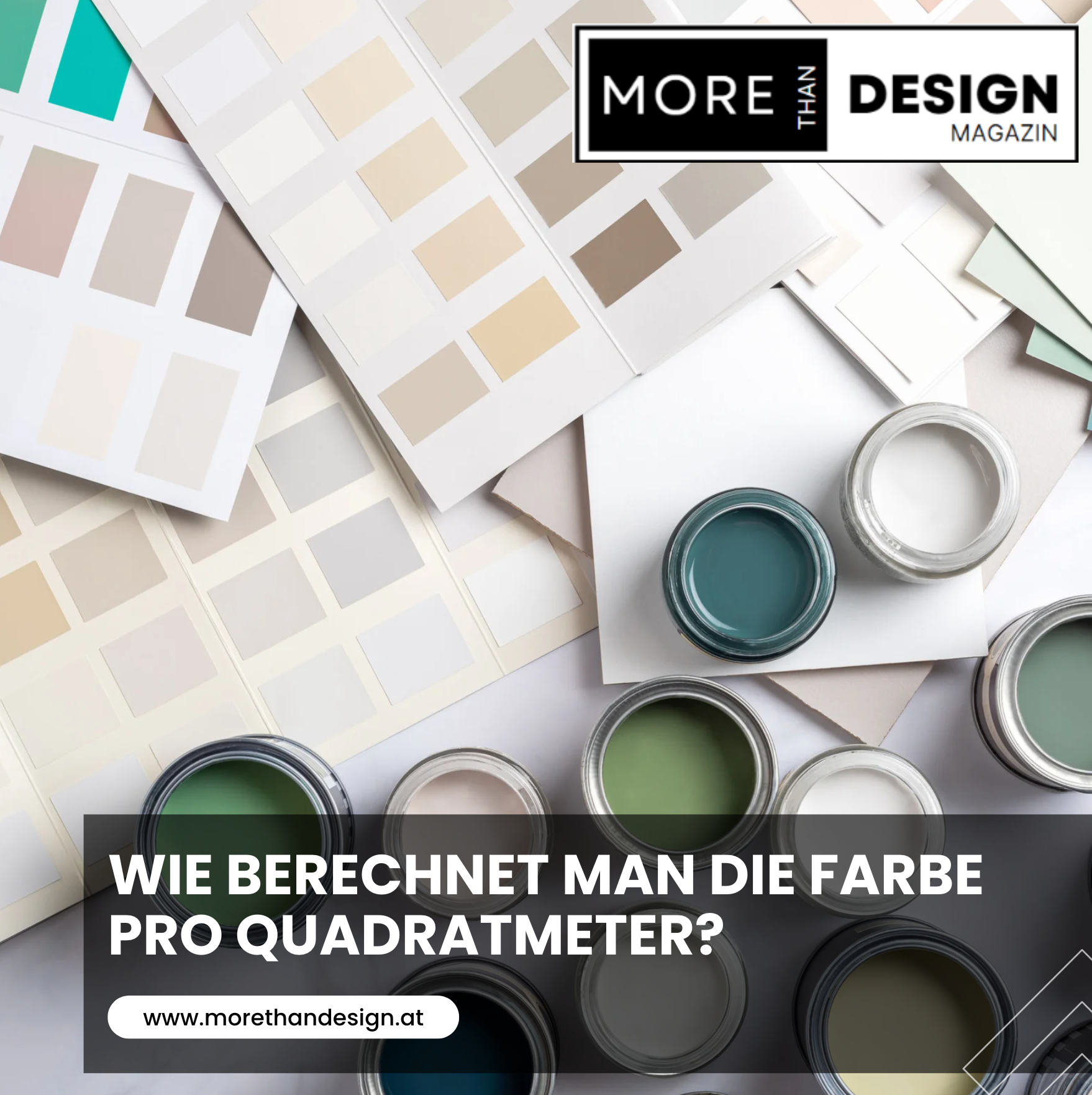 Wie berechnet man die Farbe pro Quadratmeter?