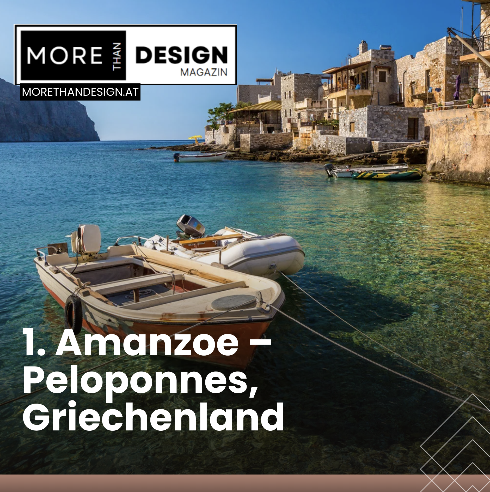 1. Amanzoe – Peloponnes, Griechenland