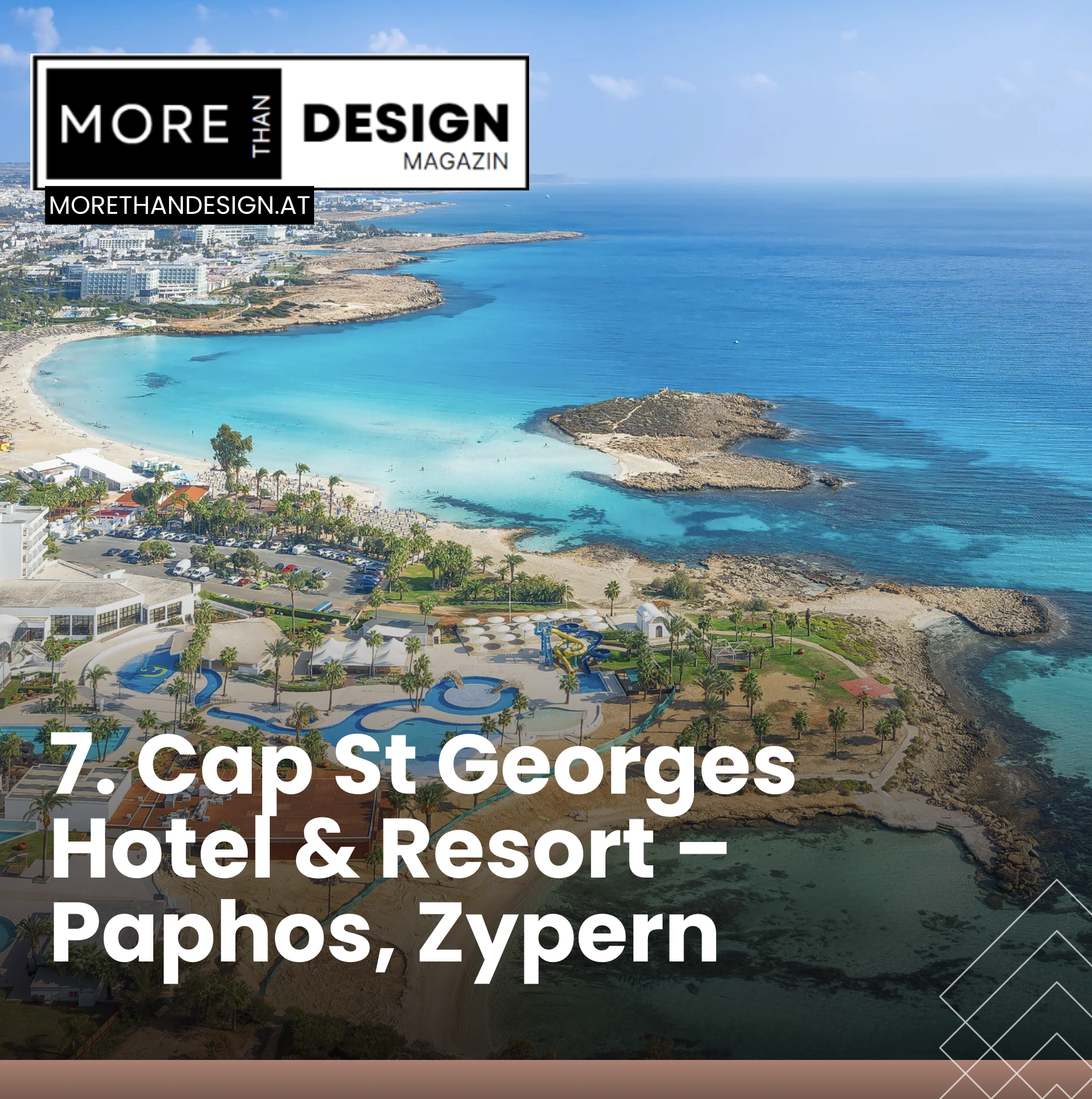 7. Cap St Georges Hotel & Resort – Paphos, Zypern