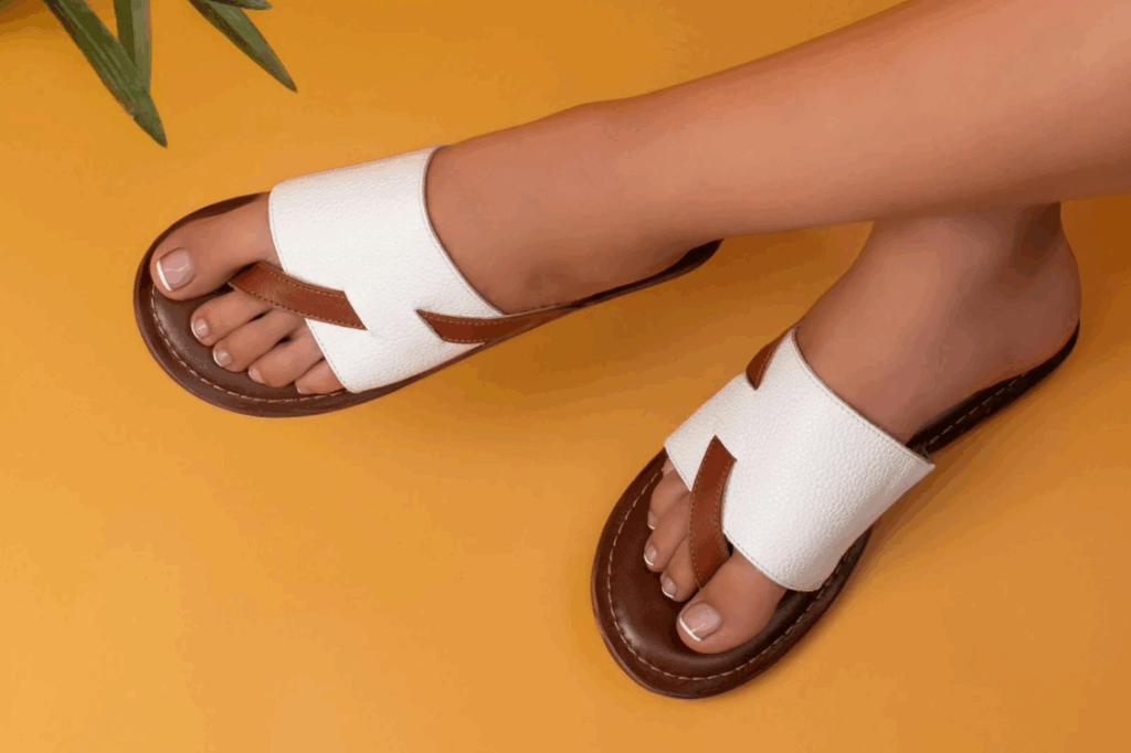 sommerschuh mit anspruch