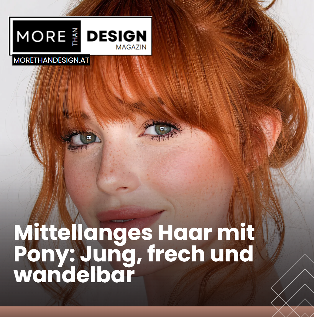 Mittellanges Haar mit Pony Jung, frech und wandelbar