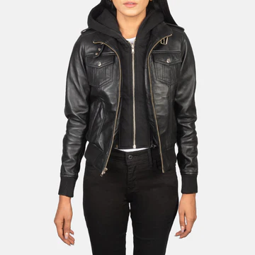 lederdamen jacke