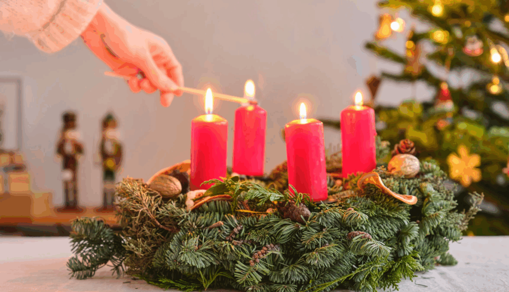 Ausgefallene Adventskranz Trends 2025 für deine Weihnachtsdeko