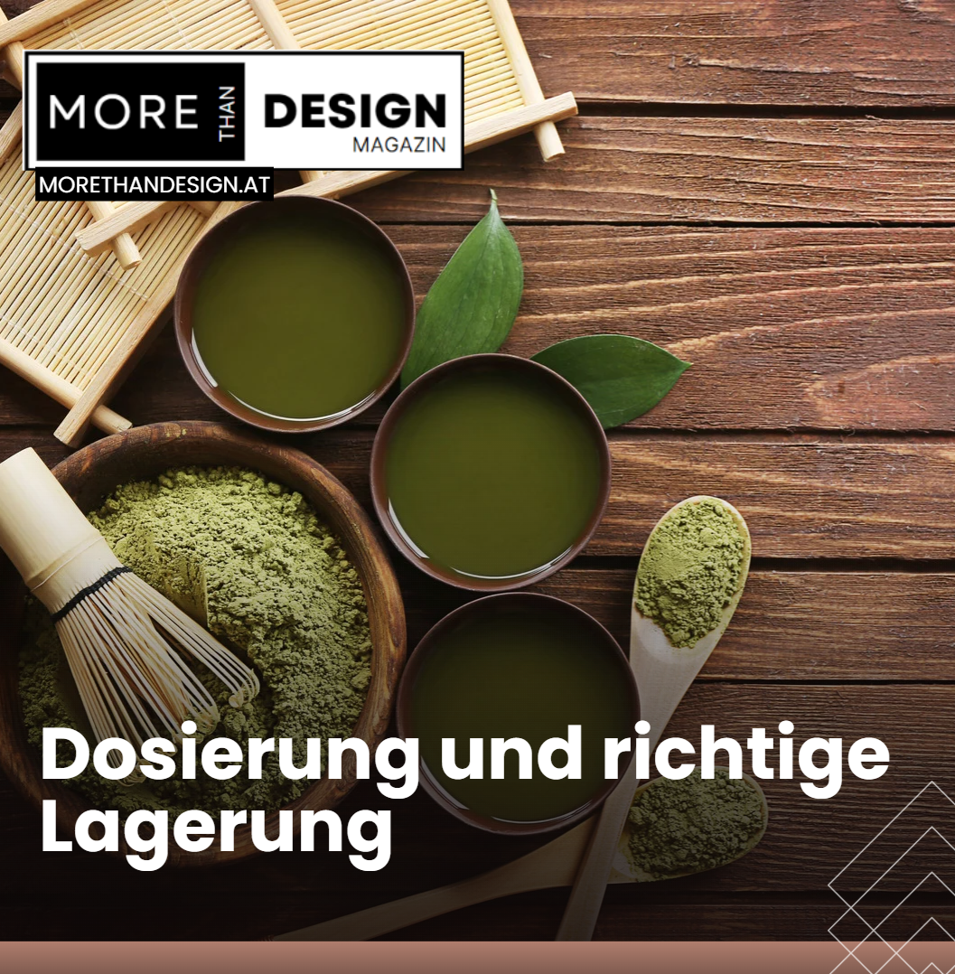 Bestes Matcha Pulver Dosierung und richtige Lagerung