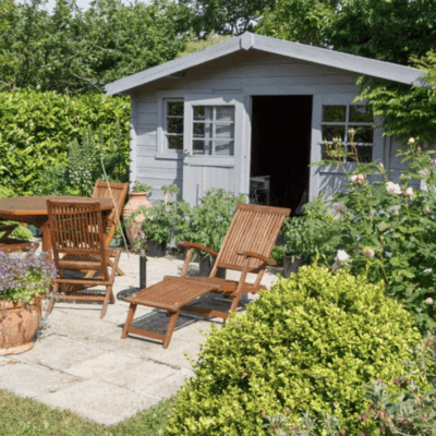 Gartenhütte perfekt einrichten