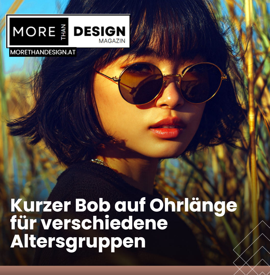 Kurzer Bob auf Ohrlänge für verschiedene Altersgruppen