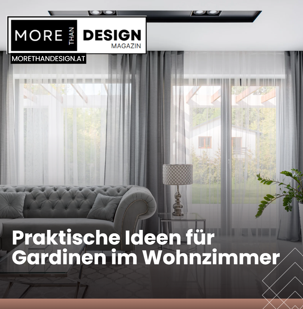 Praktische Ideen für Gardinen im Wohnzimmer