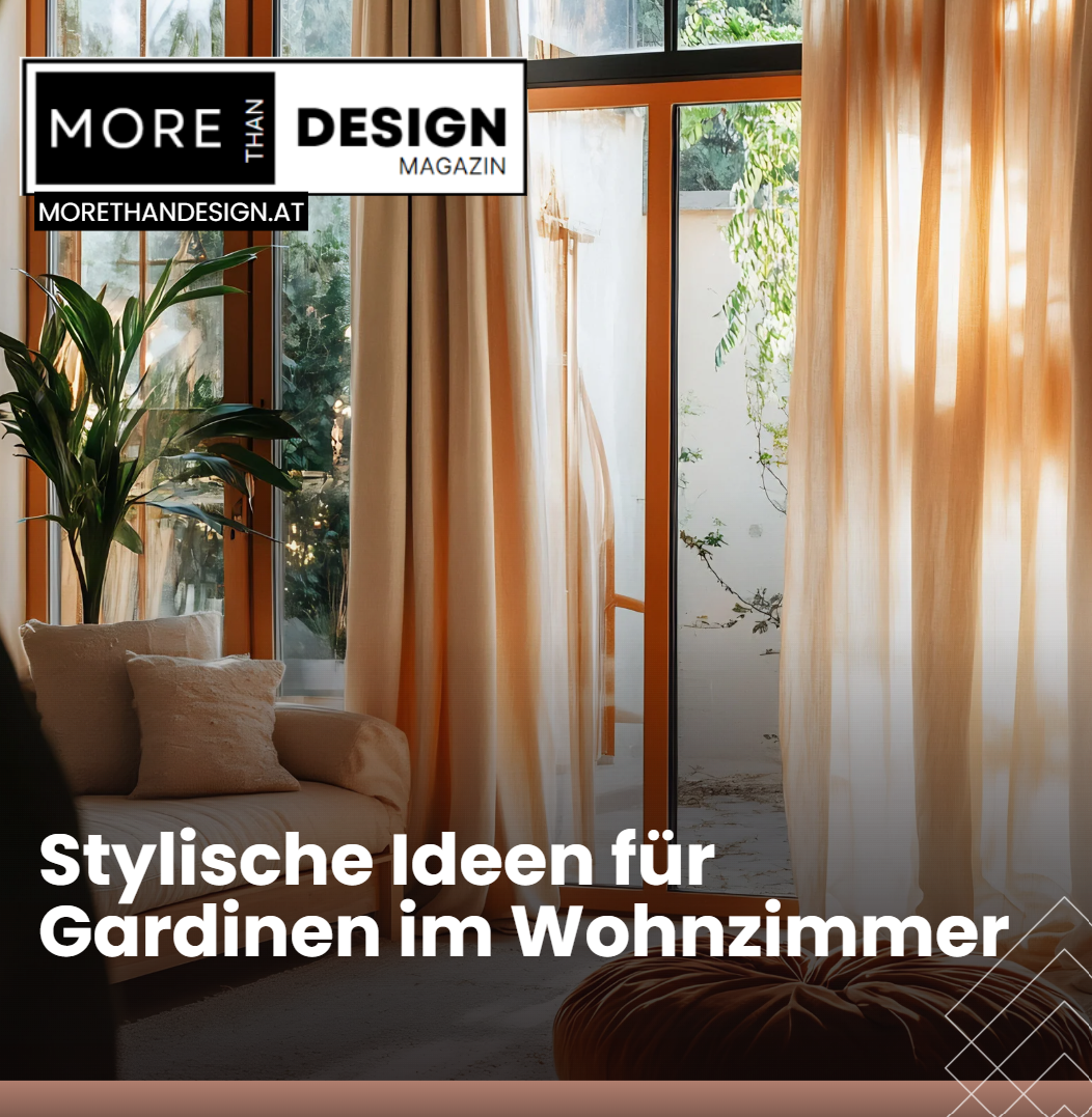 Stylische Ideen für Gardinen im Wohnzimmer Wirkung einer Gardine