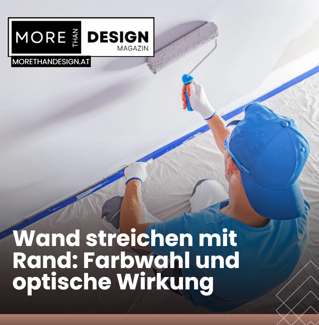 Wand streichen mit Rand Farbwahl und optische Wirkung