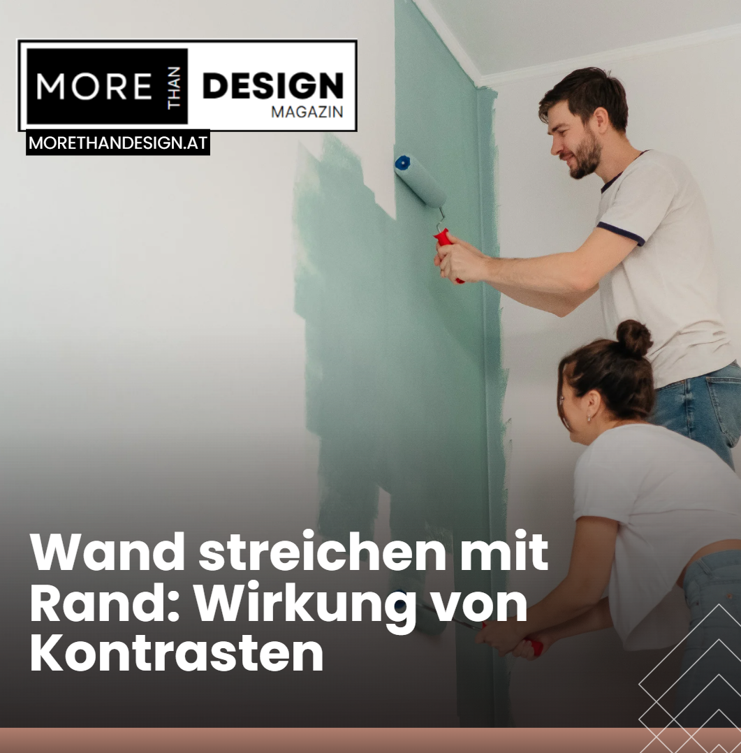 Wand streichen mit Rand: Wirkung von Kontrasten