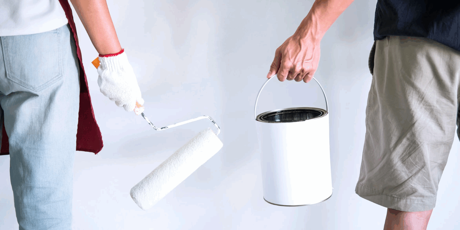 Wand streichen mit Rand für ein harmonisches Zuhause