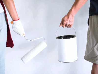 Wand streichen mit Rand für ein harmonisches Zuhause