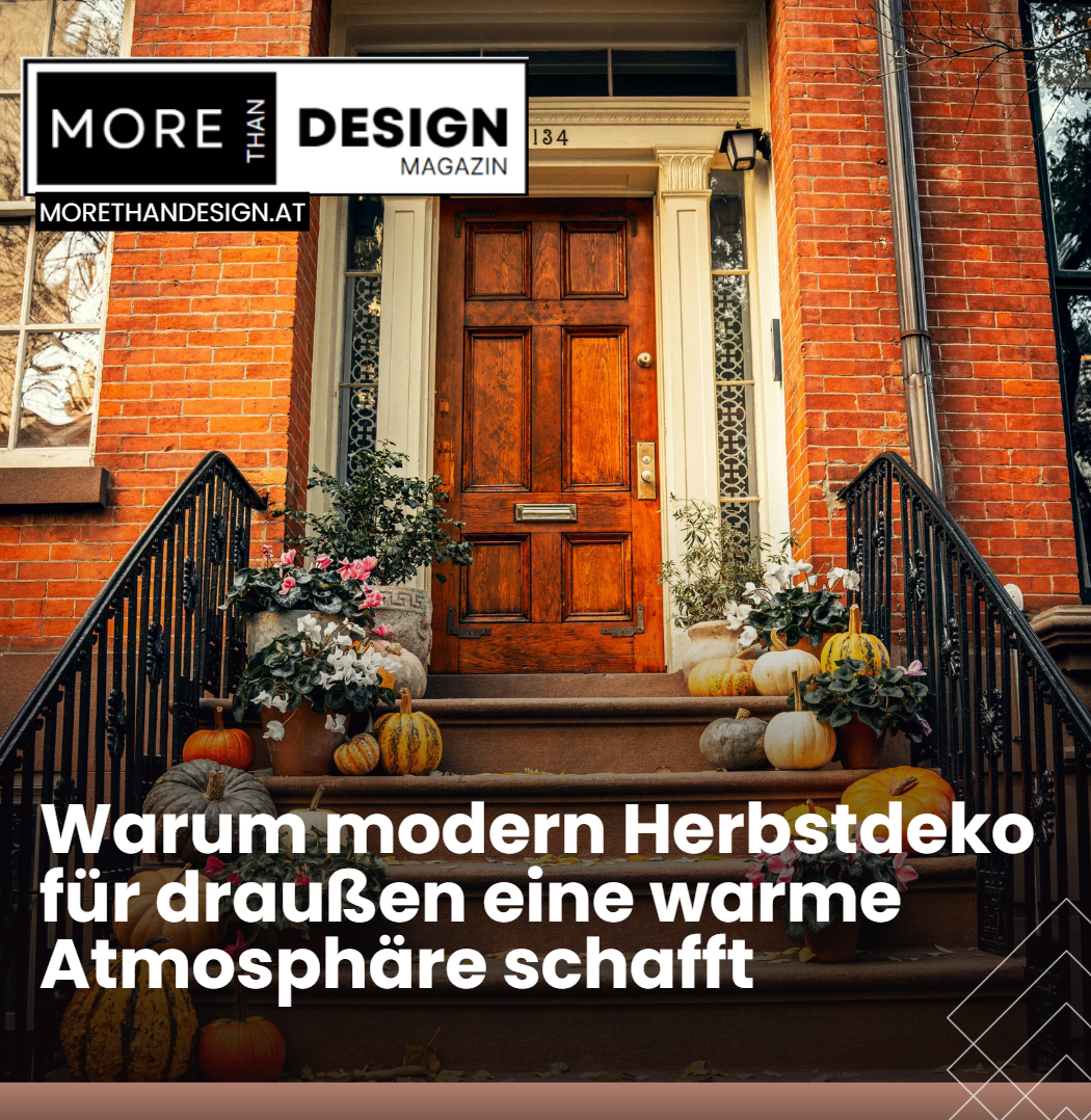 Warum modern Herbstdeko für draußen eine warme Atmosphäre schafft