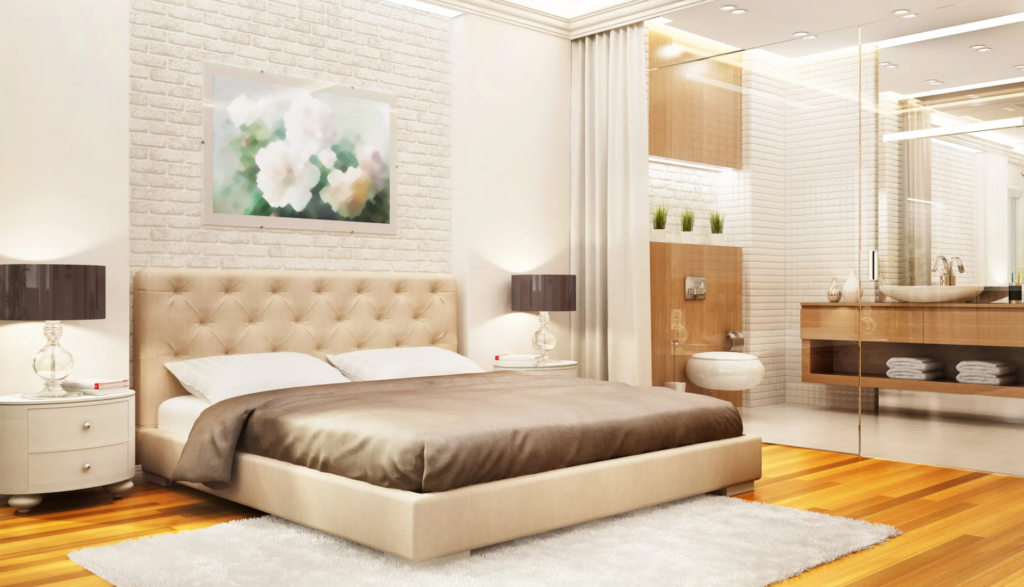 Farbpalette warm für Schlafzimmer