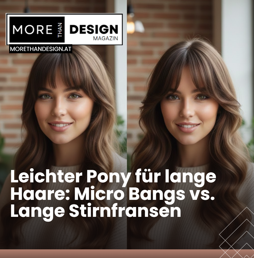 Leichter Pony für lange Haare Micro Bangs vs. Lange Stirnfransen Leichter Pony für lange Haare Micro Bangs vs. Lange Stirnfransen