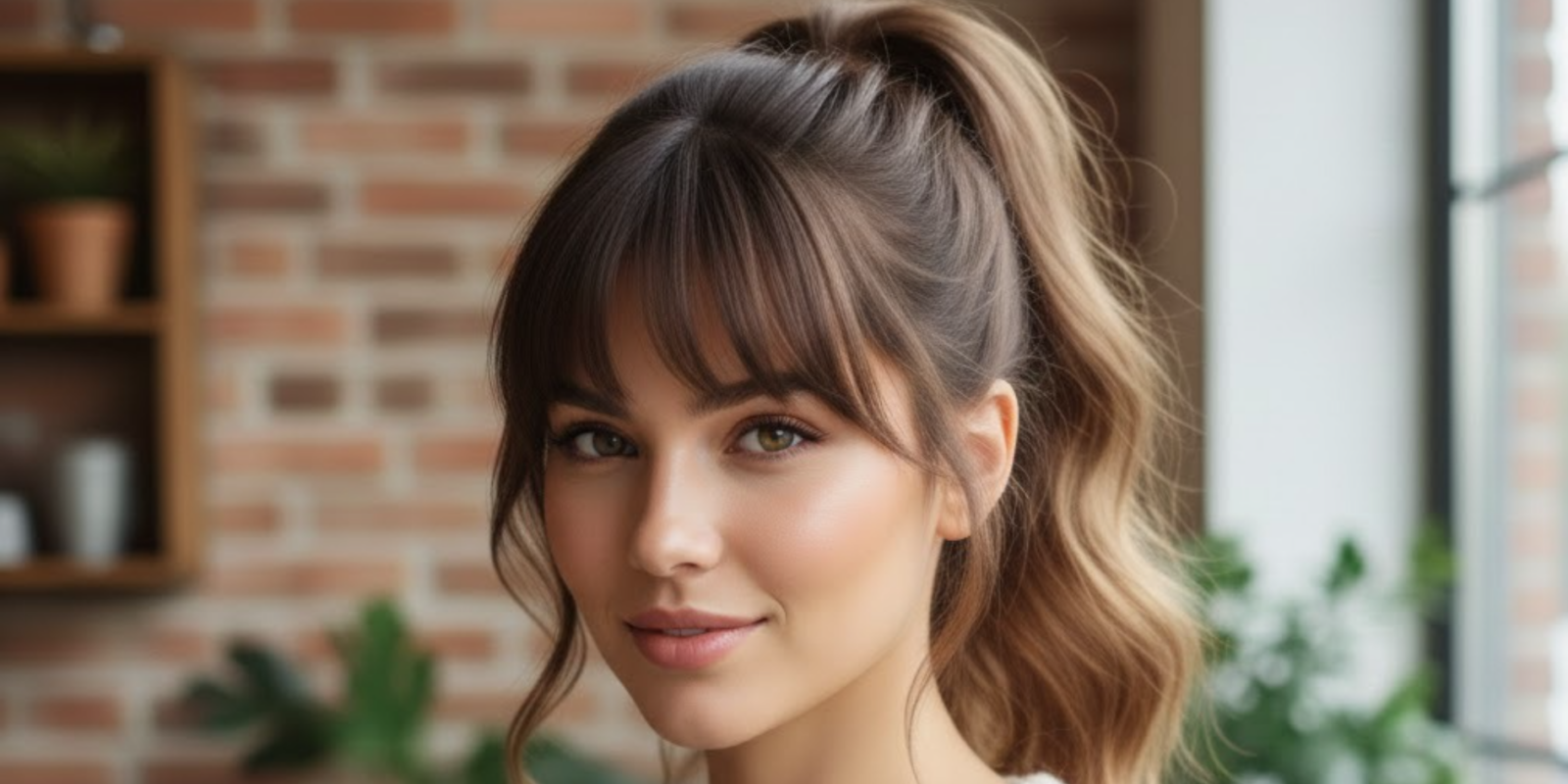 Leichter Pony für lange Haare die schönsten Schnitte und Frisuren