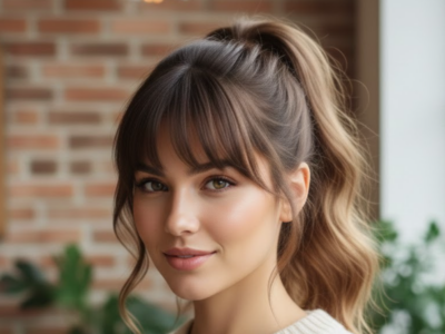 Leichter Pony für lange Haare die schönsten Schnitte und Frisuren