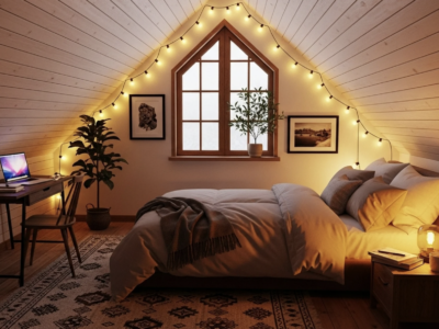 Niedrigen Spitzboden ausbauen