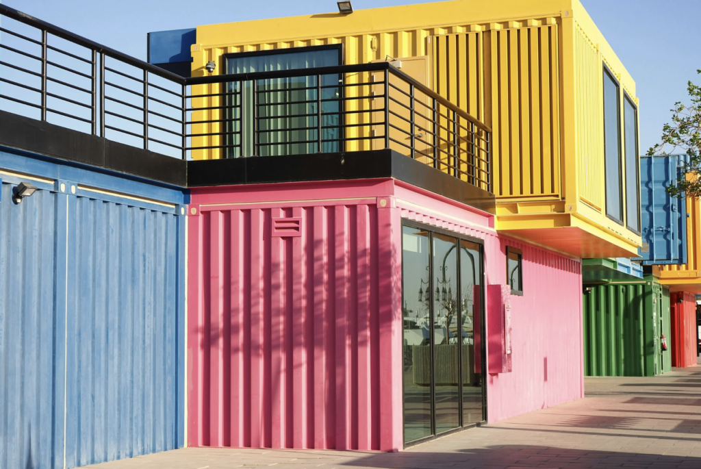 Wohncontainer mit Küche und Bad