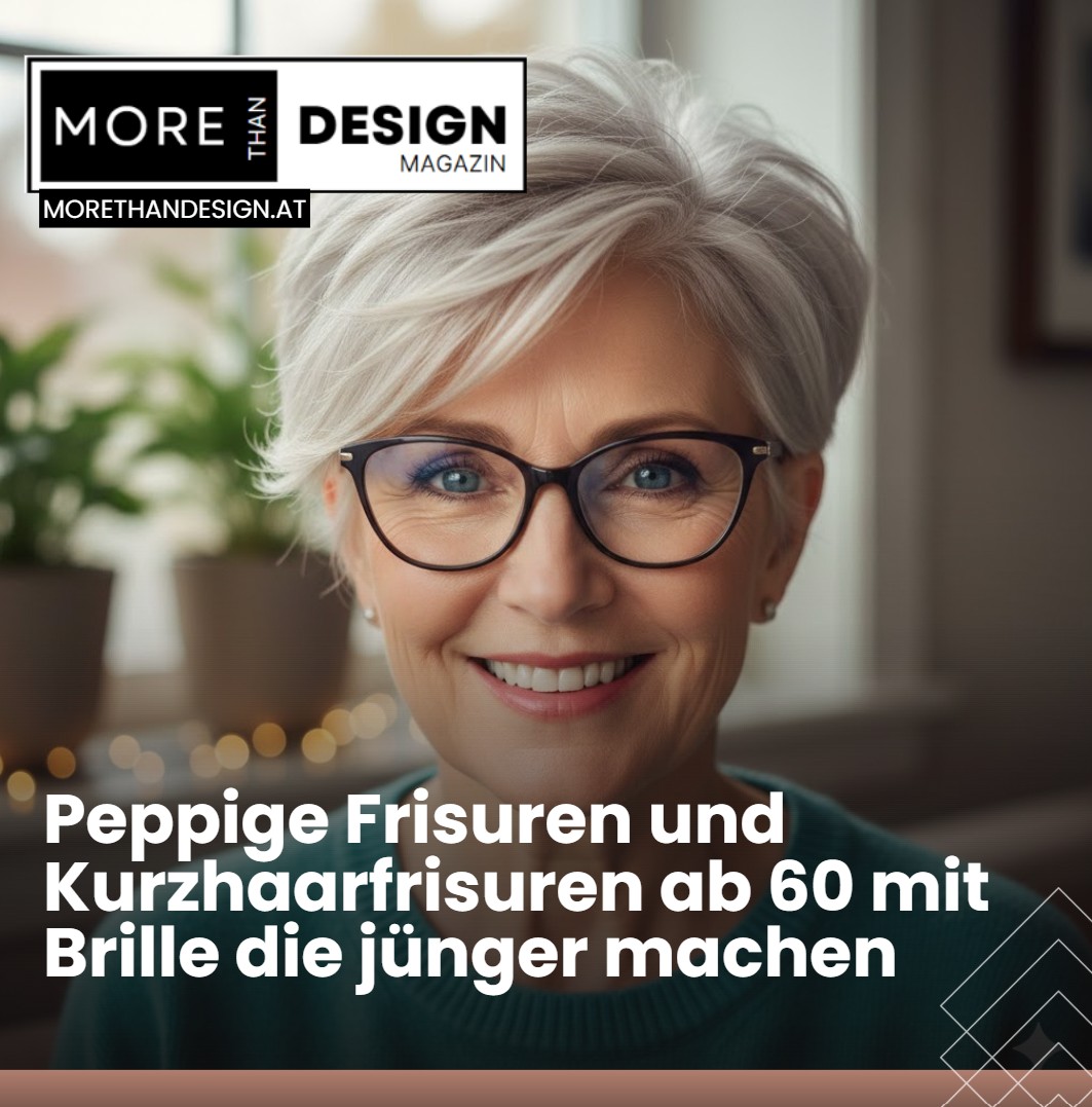 Peppige Frisuren und Kurzhaarfrisuren ab 60 mit Brille die jünger machen Peppige Frisuren und Kurzhaarfrisuren ab 60 mit Brille die jünger machen