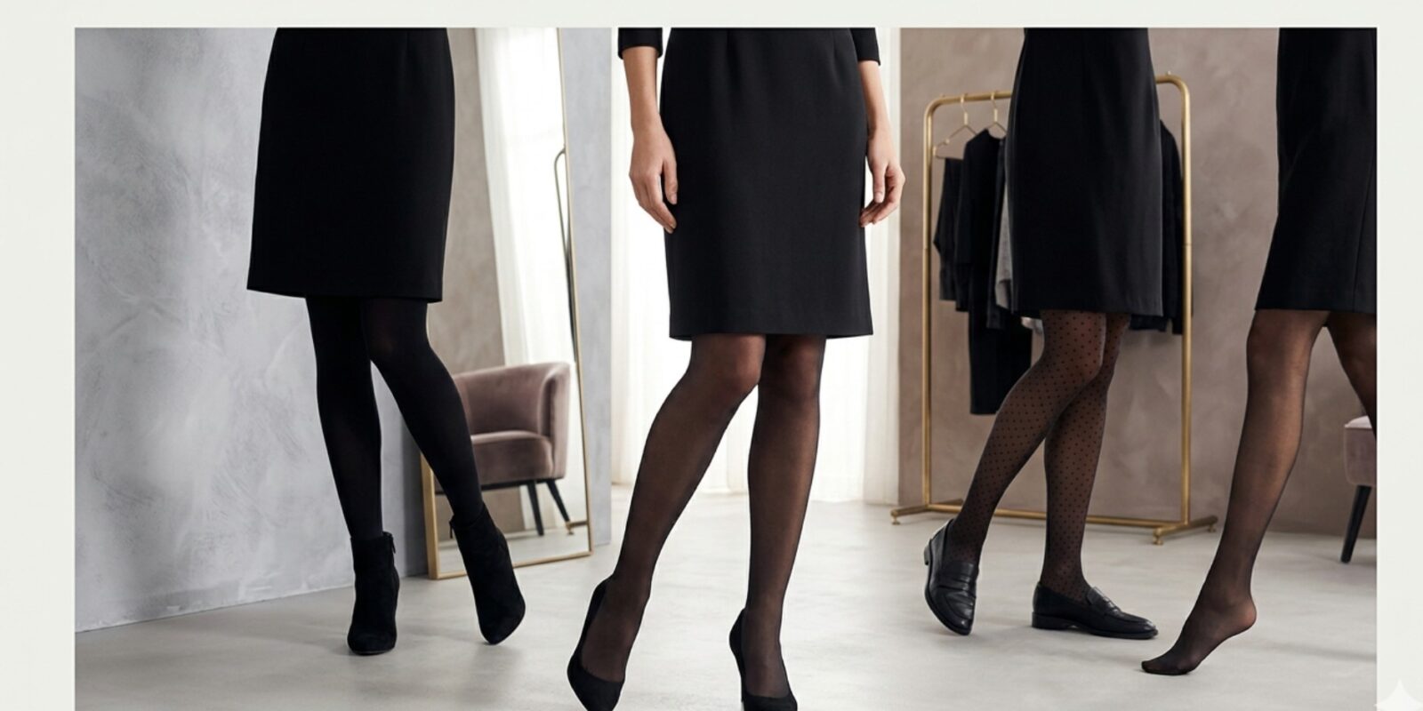 Welche Strumpfhose zum schwarzen Kleid die beste Wahl für Ihren Auftritt ist