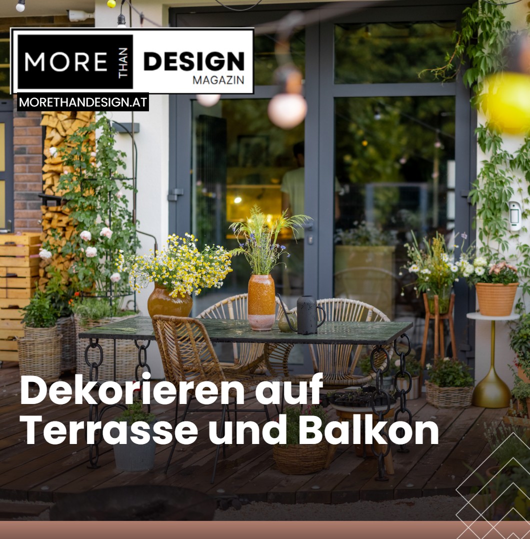 Dekorieren auf Terrasse und Balkon Dekorieren auf Terrasse und Balkon