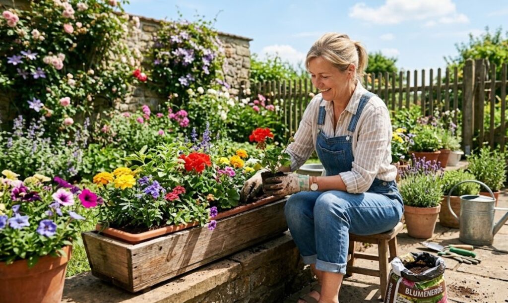 Sonnige Blumenkästen bepflanzen in pralle Sonne Die besten Strategien für eine dauerhafte Blütenpracht