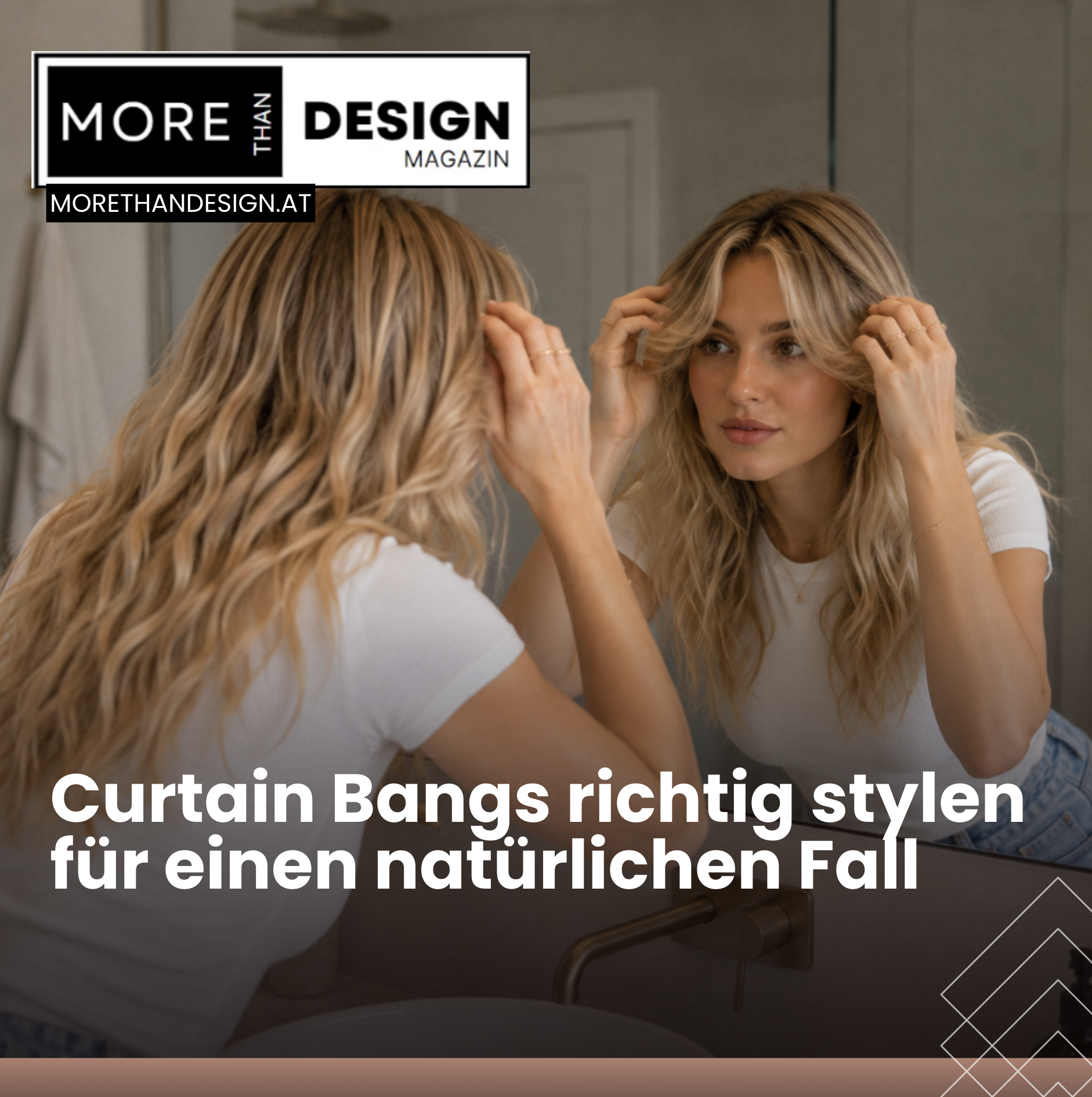 Curtain Bangs richtig stylen für einen natürlichen Fall Curtain Bangs richtig stylen für einen natürlichen Fall