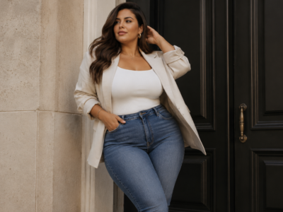 Jeans für breite Hüften