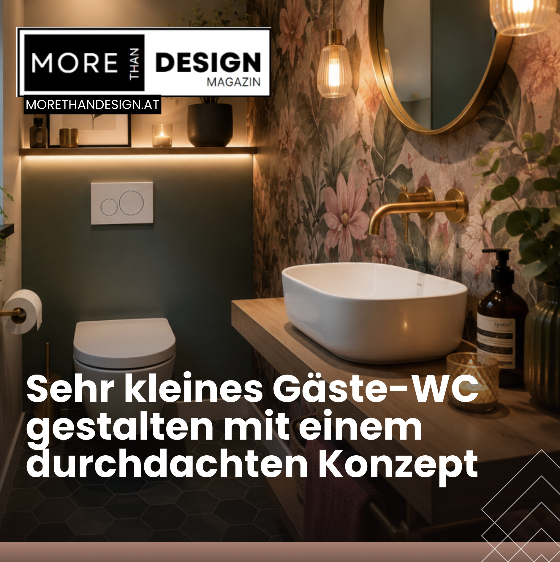 Sehr kleines Gäste-WC gestalten mit passenden Farben Sehr kleines Gäste-WC gestalten mit passenden Farben