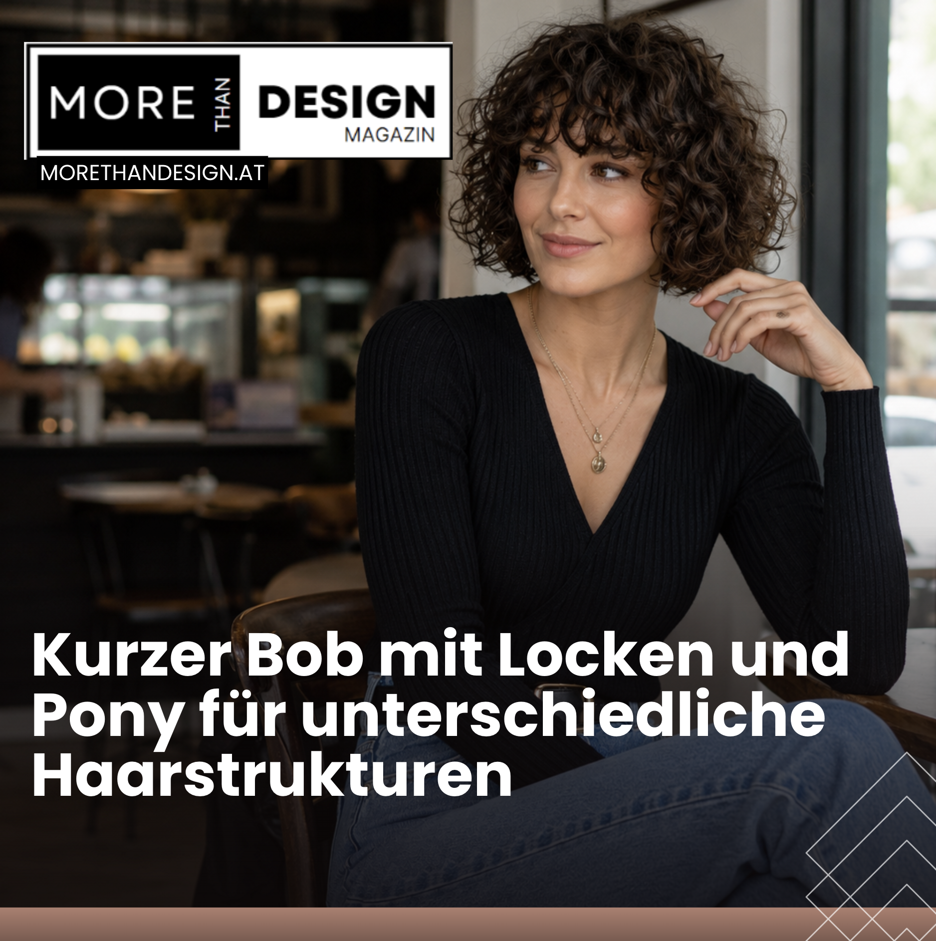 Kurzer Bob mit Locken und Pony für unterschiedliche Haarstrukturen Kurzer Bob mit Locken und Pony für unterschiedliche Haarstrukturen