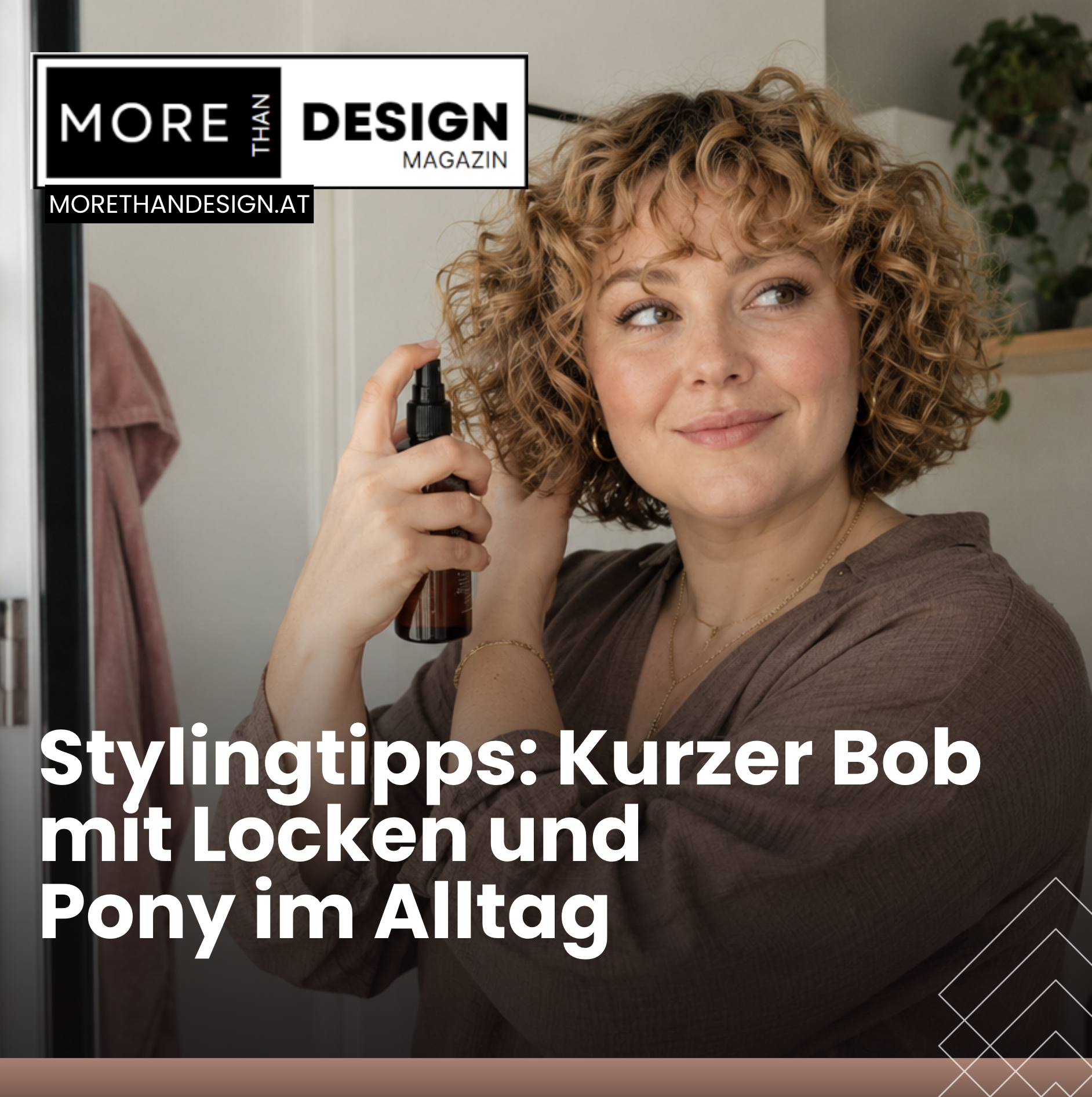 Stylingtipps: Kurzer Bob mit Locken und Pony im Alltag Stylingtipps: Kurzer Bob mit Locken und Pony im Alltag