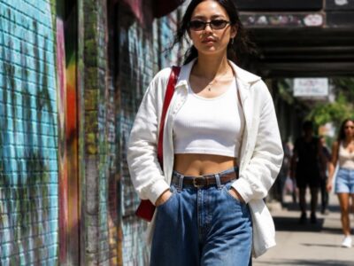 Barrel Jeans für kleine Frauen Warum der Trend endlich funktioniert